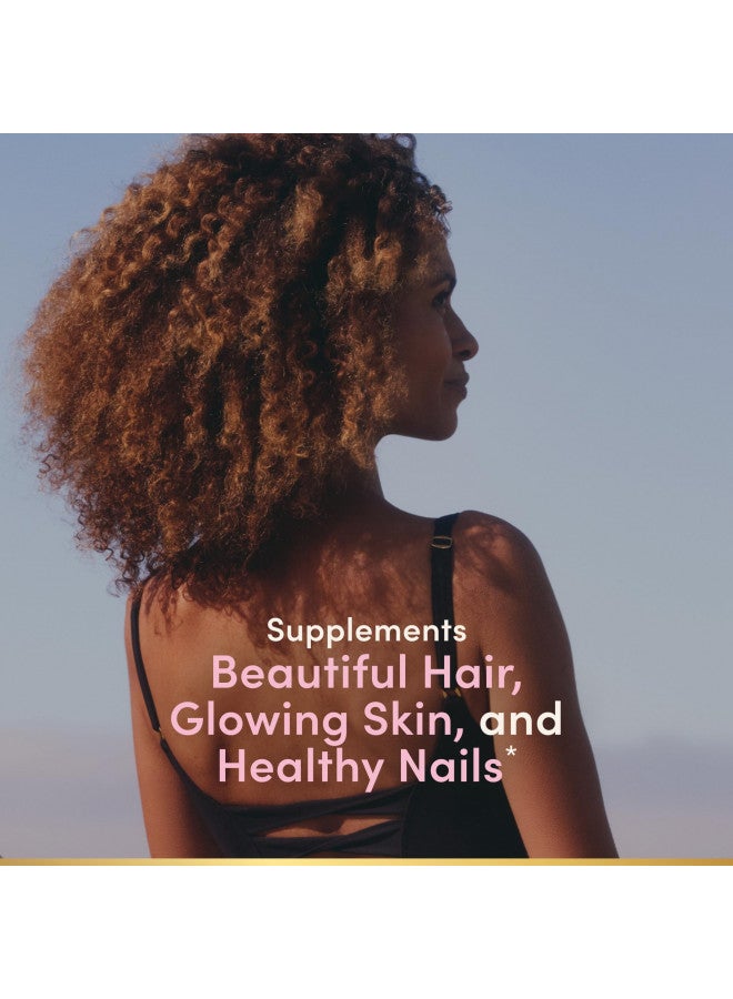 NATURE'S BOUNTY Nature's Bounty Hair, Skin & Nails Rapid, Argan-Infused Vitamin Supplement with Biotin and Hyaluronic Acid, Supports Hair, Skin, and Nail Health for Women, 150 Count - Image 3