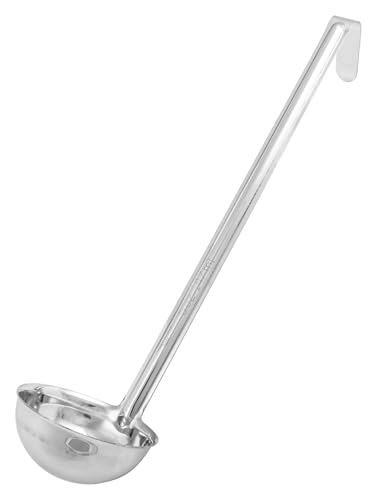 Winco One Piece Stainless Steel Ladle, 5 Ounce, 12.5" - Image 3