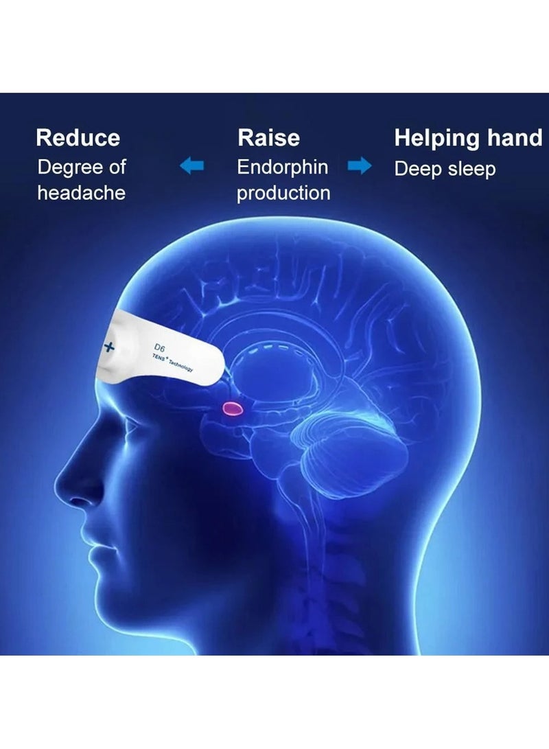 tens Head Massager Smart Sleeping Device EMS Massager New Portable Wireless Microcurrent Head Sleeping Device - Image 4