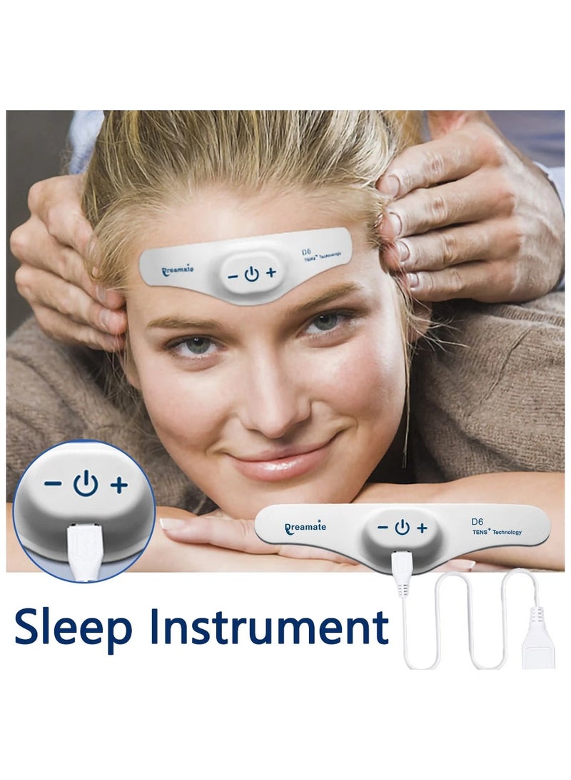 tens Head Massager Smart Sleeping Device EMS Massager New Portable Wireless Microcurrent Head Sleeping Device - Image 5