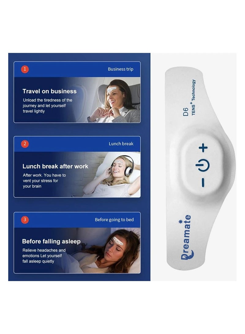 tens Head Massager Smart Sleeping Device EMS Massager New Portable Wireless Microcurrent Head Sleeping Device - Image 3