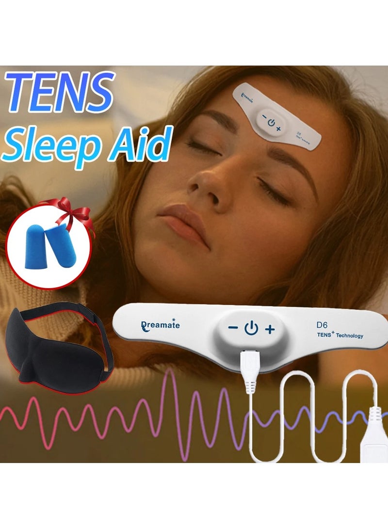 tens Head Massager Smart Sleeping Device EMS Massager New Portable Wireless Microcurrent Head Sleeping Device - Image 1