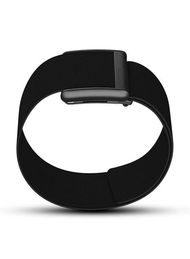 DADO HydroKnit Waterproof Bicep Nylon Sport Band Compatible with WHOOP 5.0, One, Peak, and Life | Elastic Fast-Drying Comfortable Strap for Active Lifestyles (Black, Life/MG) - Image 4