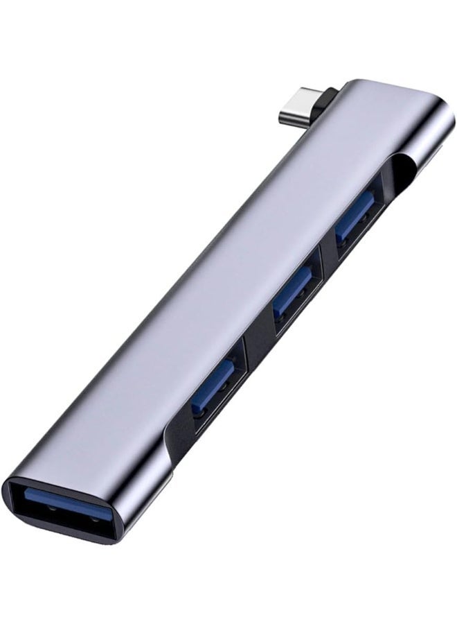 USB C Hub for Laptop, Portable Ultra-Slim Type-C to USB Hub Multiport Adapter with USB 3.0 Port, USB C Expander for MacBook Pro/Air, Surface Pro, Keyboard, Flash Drive - Image 1