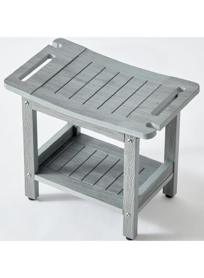 Waterproof indoor shower chair (grey) - Image 1