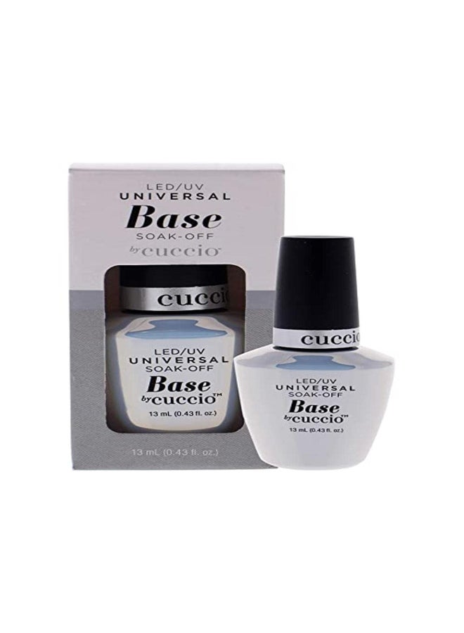 Cuccio Pro LEDUV Universal Soak Off Base Creates The Perfect Canvas Adds More Strength To Your Gel Polish Smoothens Ridges And Imperfections On Your Natural Nail 043 Oz Nail Polish - Image 3