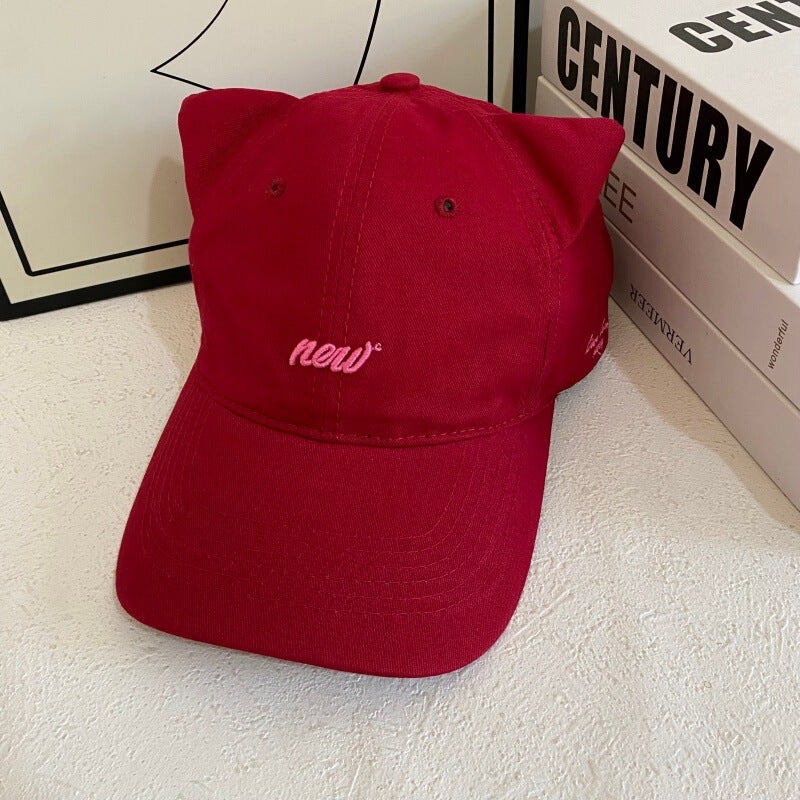 Denim Cap Women Washed Distressed Outdoor Sun Protection Hat Cotton - Image 4