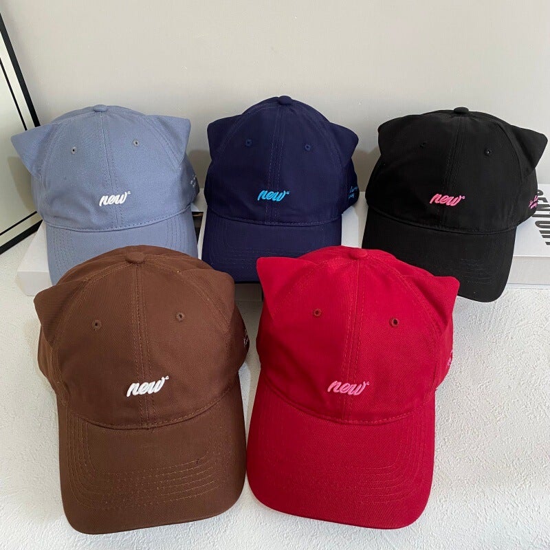 Denim Cap Women Washed Distressed Outdoor Sun Protection Hat Cotton - Image 2