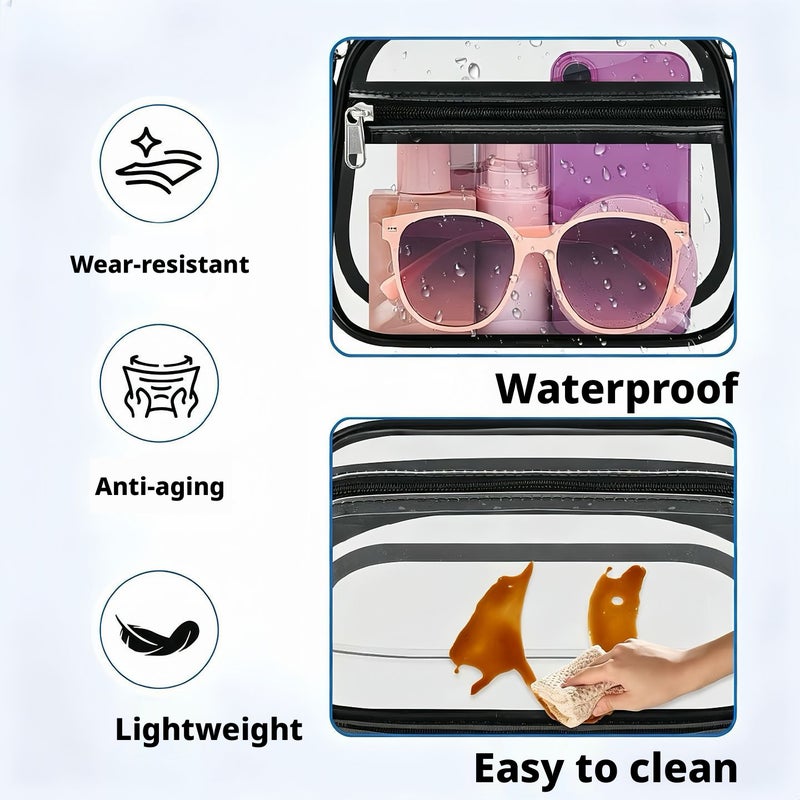 Women's Waterproof PVC Crossbody Messenger Bag with Adjustable Strap - Image 3