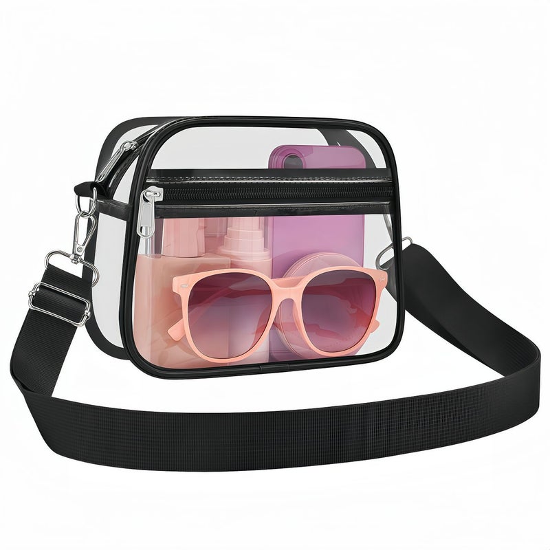 Women's Waterproof PVC Crossbody Messenger Bag with Adjustable Strap - Image 4
