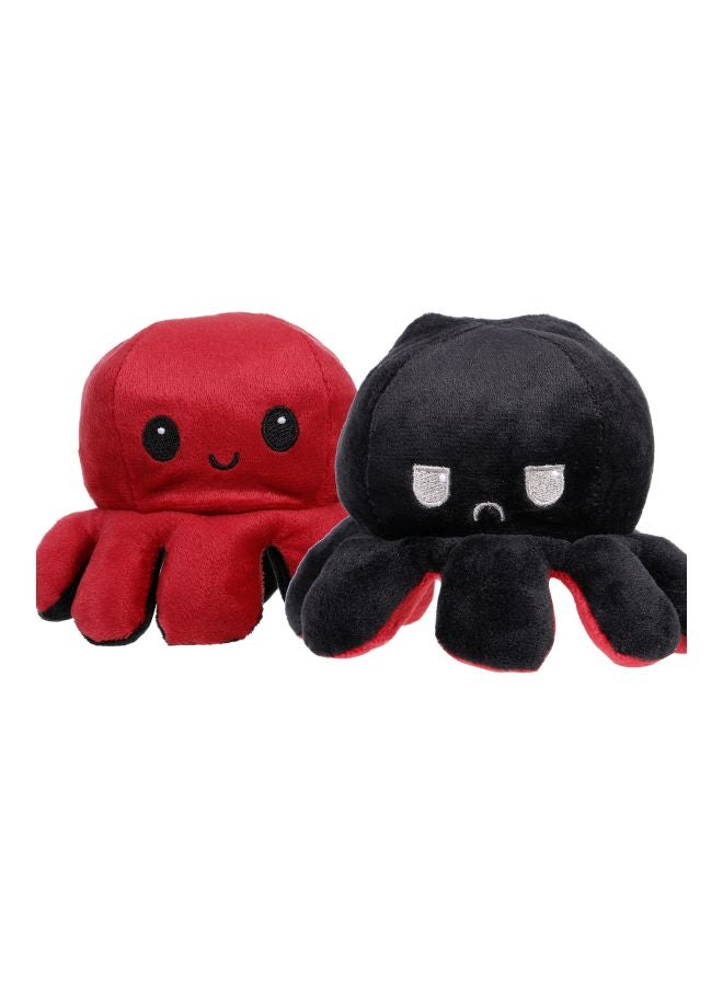 xozgdovg Reversible Octopus Plush Toy Durable Rich Detailed Expressions Premium Quality 13x17cm  - Image 3