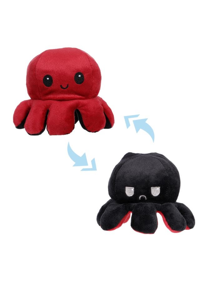 xozgdovg Reversible Octopus Plush Toy Durable Rich Detailed Expressions Premium Quality 13x17cm  - Image 2