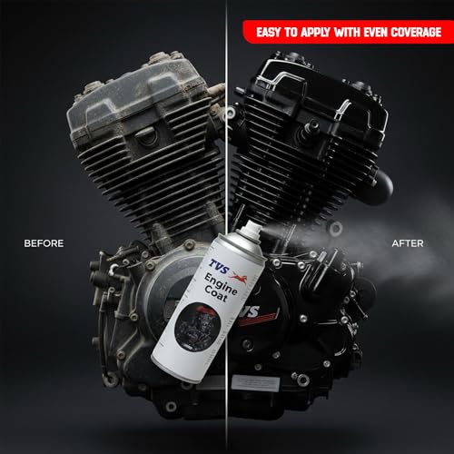 TVS Engine Coat _VST | Glossy Protection for Engine Compartments | Easy Maintenance | Maintains New-Like Appearance | White | 400ml - Image 5