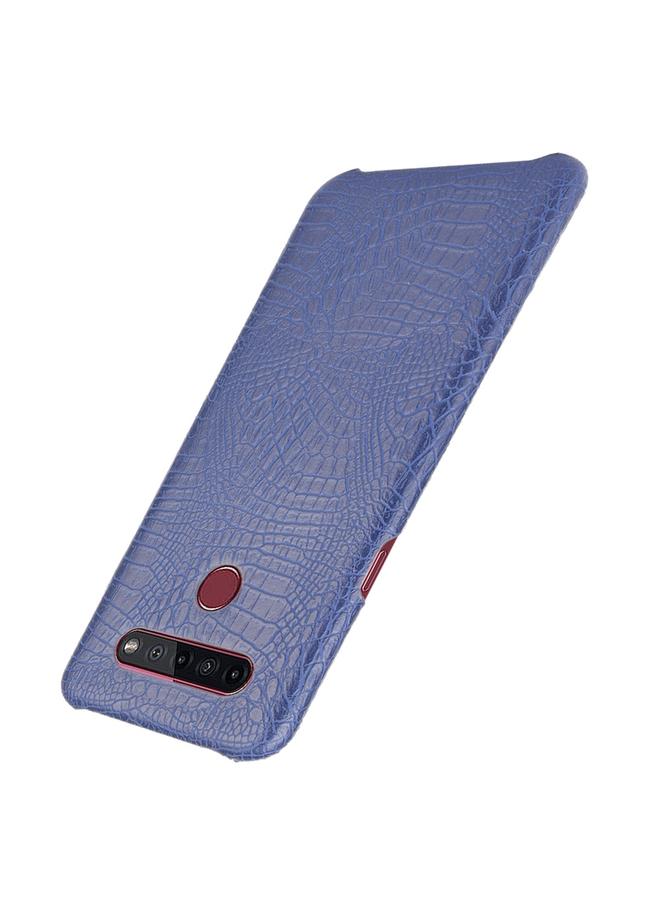 اس-توب جراب لهاتف LG K51S مقاوم للصدمات مصنوع من جلد التمساح PC + PU - Image 3