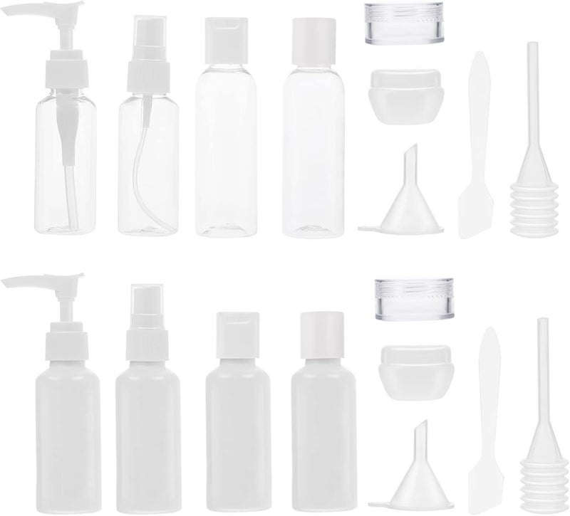 6 Sets Lotion Lotions Fine and Cosmetics Perfume Containers Funnels Simple Toiletry Shampoo Cans Soap + Bottle Mist Travel Makeup Dispenser Size Cream Spoons Bottles Cosmetic - Image 2