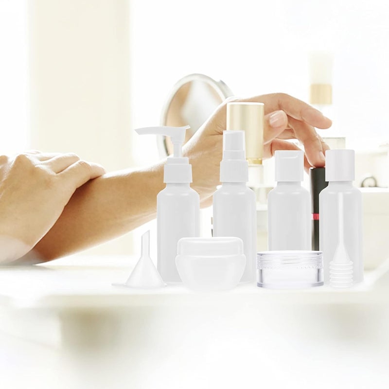 6 Sets Lotion Lotions Fine and Cosmetics Perfume Containers Funnels Simple Toiletry Shampoo Cans Soap + Bottle Mist Travel Makeup Dispenser Size Cream Spoons Bottles Cosmetic - Image 3