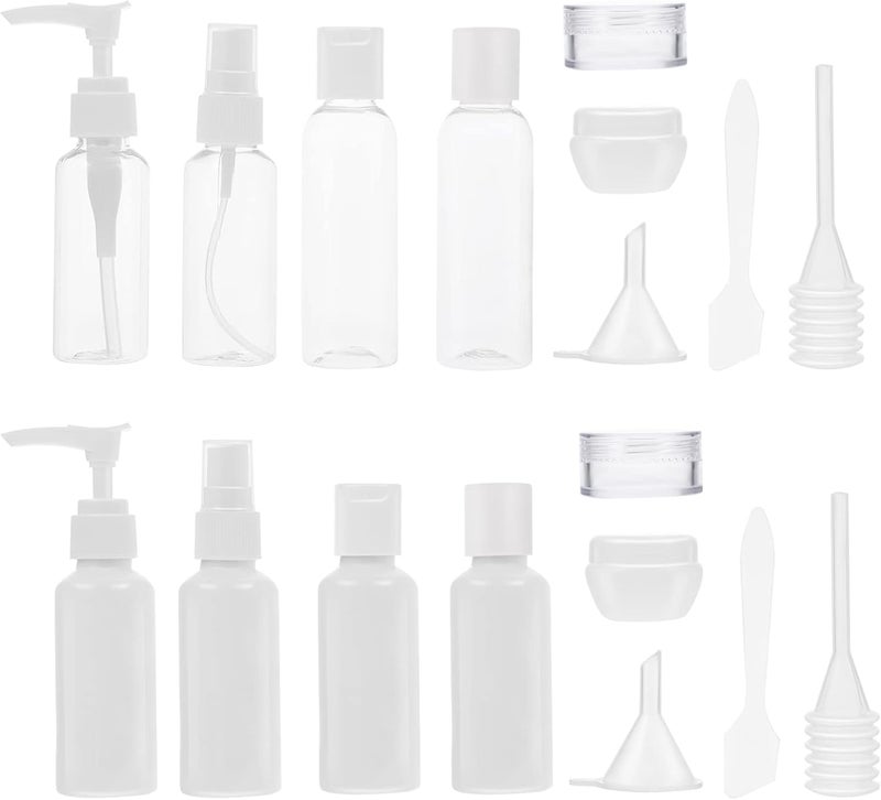 6 Sets Lotion Lotions Fine and Cosmetics Perfume Containers Funnels Simple Toiletry Shampoo Cans Soap + Bottle Mist Travel Makeup Dispenser Size Cream Spoons Bottles Cosmetic - Image 1