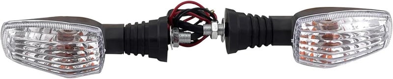 MAIEYTE Motorcycle Indicators Compatible With Suzuki For GSX-R 600 For SRAD For GSX-R 750 K1 2001 2002 2003 Motorcycle Turn Signal Indicators Direction Lights(Clear) - Image 1
