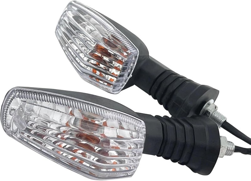 MAIEYTE Motorcycle Indicators Compatible With Suzuki For GSX-R 600 For SRAD For GSX-R 750 K1 2001 2002 2003 Motorcycle Turn Signal Indicators Direction Lights(Clear) - Image 2