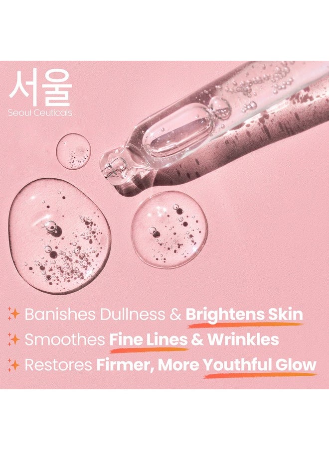 seoulceuticals - Eoulceuticals Korean Skin Care 97.5% Snail Mucin Serum Skincare Night Serum Hyaluronic Acid For Face Contains K Beauty Snail + Centella Asiatica Potent Anti Wrinkle Serum 1Oz - Image 1