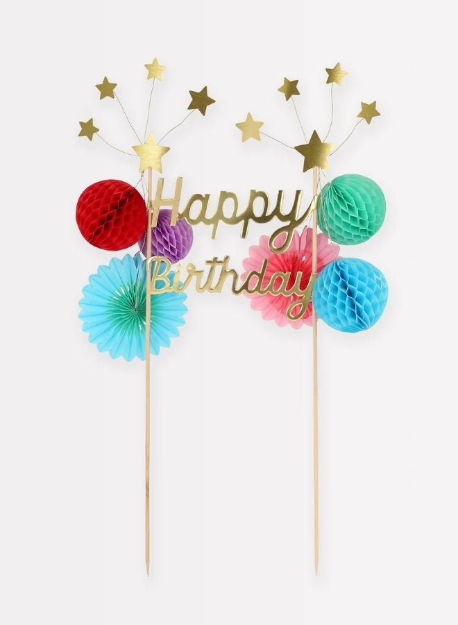 ميري ميري زينة كيك عيد ميلاد سعيد ميري ميري - Image 2