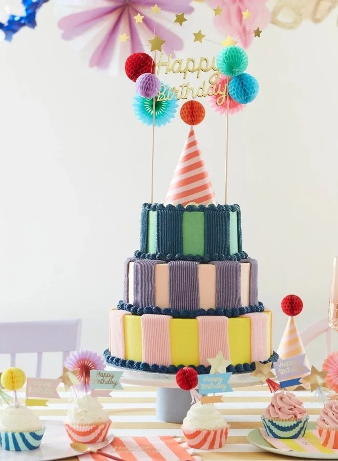 ميري ميري زينة كيك عيد ميلاد سعيد ميري ميري