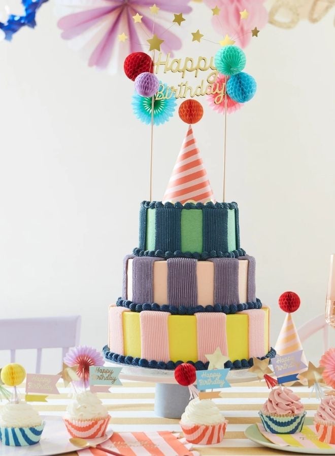 ميري ميري زينة كيك عيد ميلاد سعيد ميري ميري - Image 1