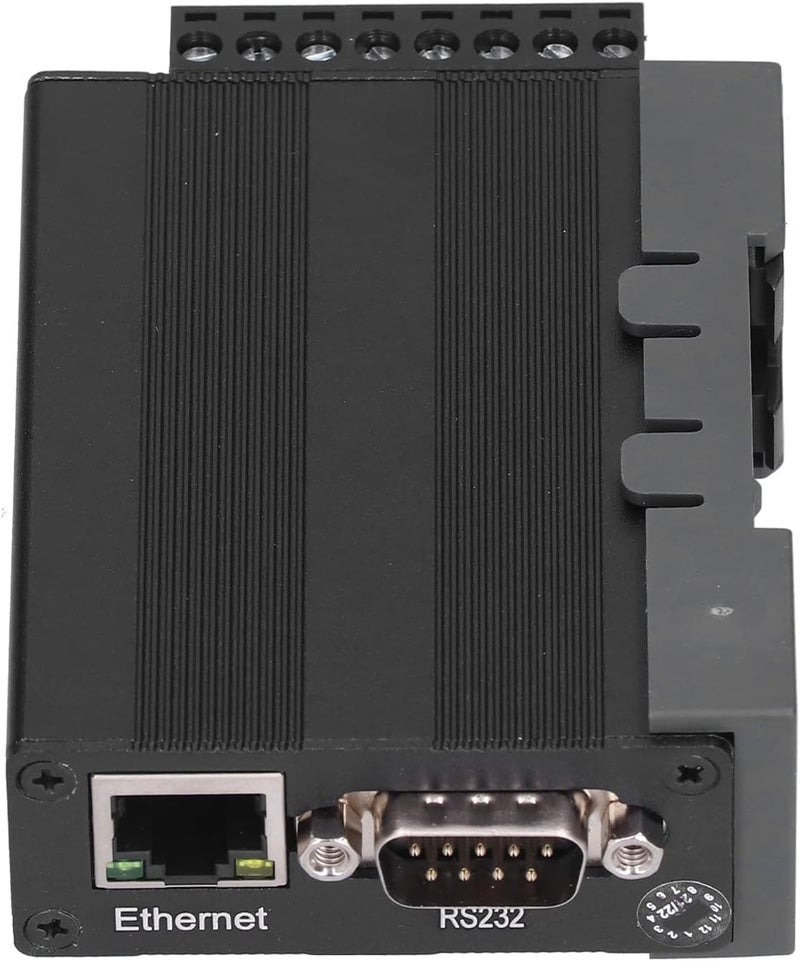 RS232 485 422 to Ethernet Serial Device Server, Industrial Data Communication Module, DC 9V - 24V - Independent Transmission, Aluminum Alloy, Building Automation Use - Image 4
