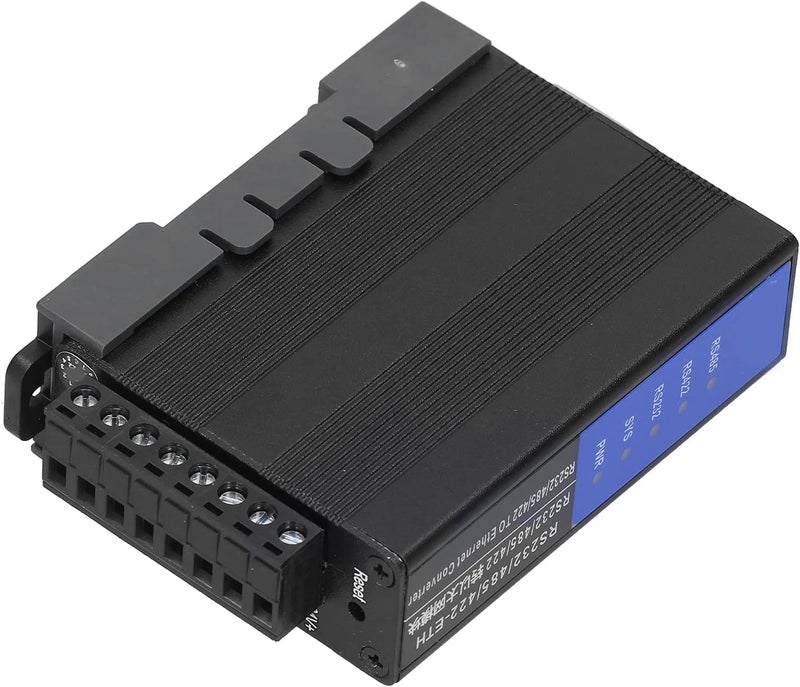 RS232 485 422 to Ethernet Serial Device Server, Industrial Data Communication Module, DC 9V - 24V - Independent Transmission, Aluminum Alloy, Building Automation Use - Image 5