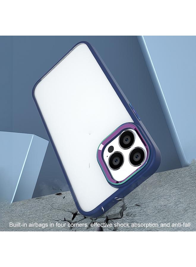 اس-توب جراب لهاتف iPhone 13 Pro مع حلقة عدسة معدنية ملونة - Image 5