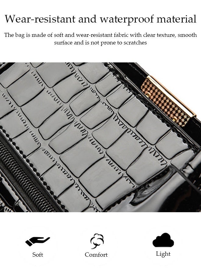 DUNISO Womens Shoulder Bag Soft Leather Messenger Bag Simple And Fashionable Handbag Stone Pattern With Kitten Pendant Adjustable Shoulder Strap Suitable For Commuting Travel Shopping Storage And Organization - Image 5