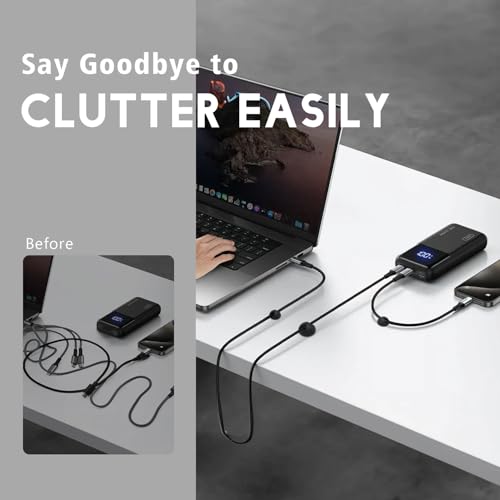 SmiLife Black Cable Clips 9 PCS, Adhesive Cable Organizer Phone Charging Cord Holder, Wire Organizer for Desk - Image 3