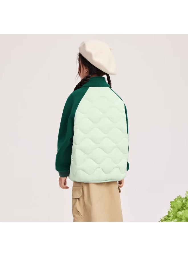 SNOWFLYING Xuezhongfei Autumn New Kids And Parent-child Gourd Pattern Spliced Lightweight Down Jacket Versatile Outdoor - Image 1