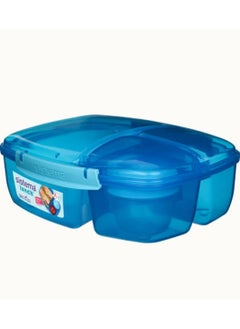 sistema Lunch box sistema 2L TRIPLE SPLIT WITH YOGURT POT 