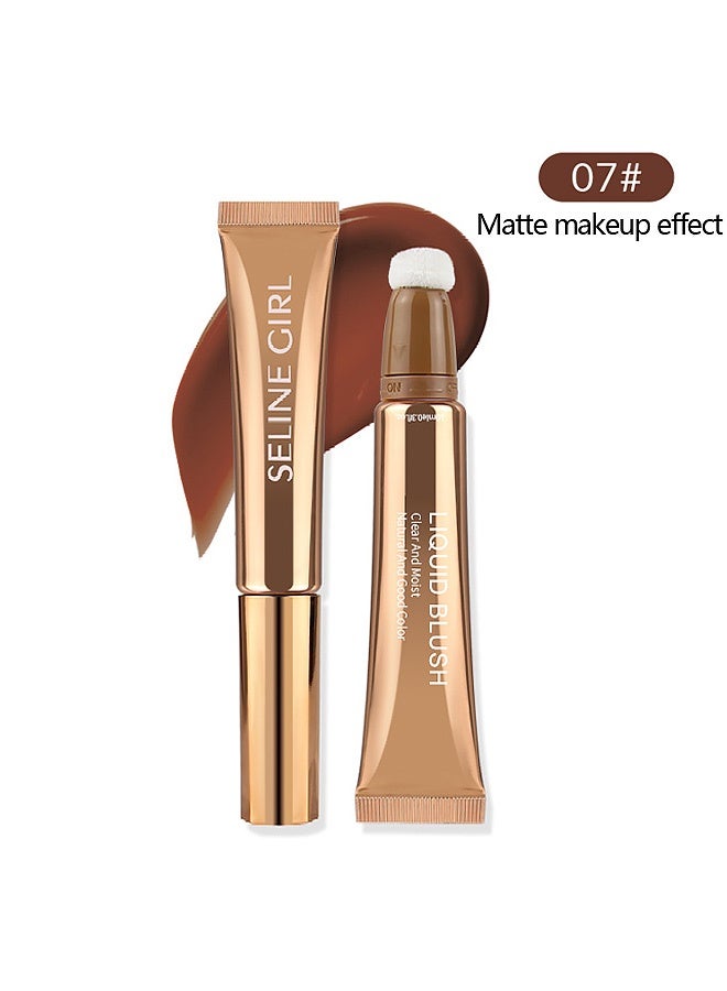 SELINE GIRL 3-IN-1 Liquid Contour Stick, Highlighter & Blush & Contour Stick, Multi-Purpose Contour Makeup, Cream Contour Long Lasting and Waterproof Cosmetic #07 Terracotta - Image 2