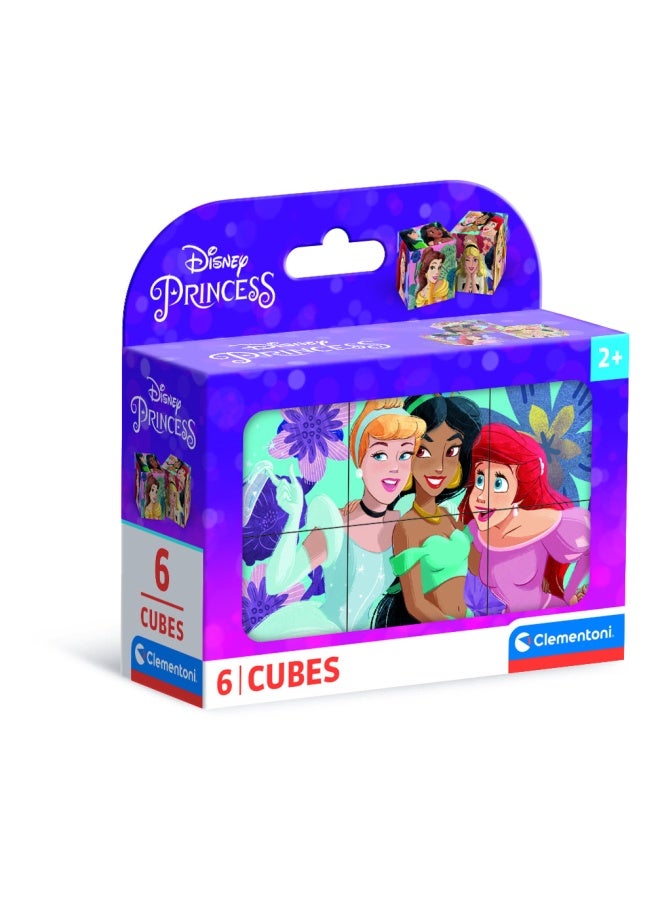 Clementoni Puzzle Cubes Disney Princess 6pcs - Image 1