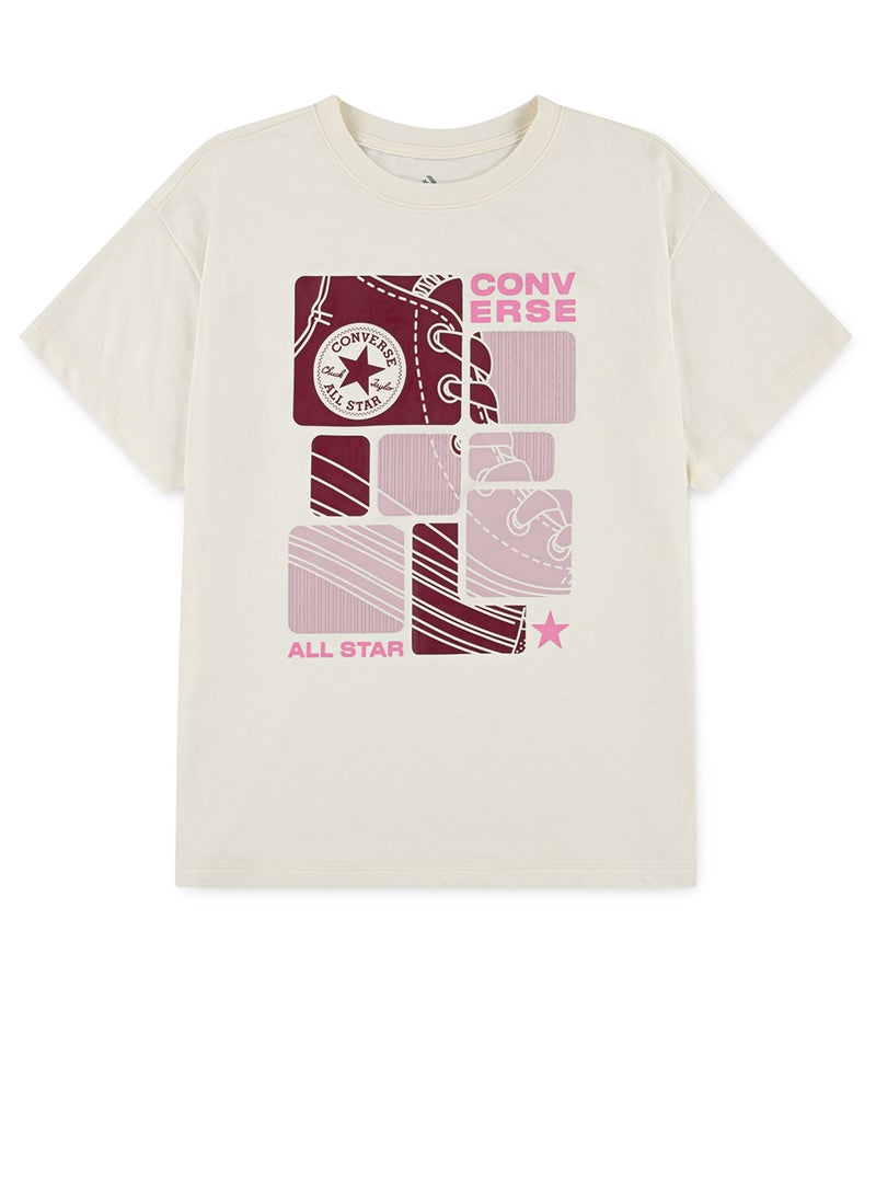 CONVERSE Youth Graphic Boyfriend T-Shirt - Image 4