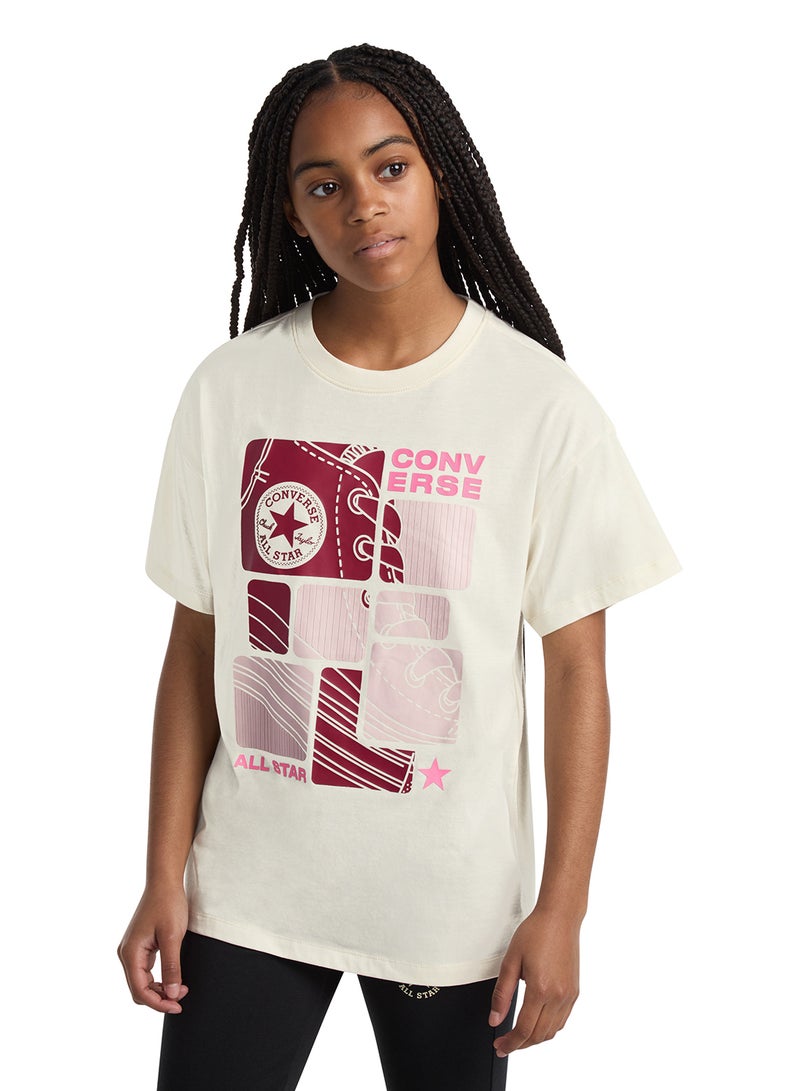 CONVERSE Youth Graphic Boyfriend T-Shirt - Image 1