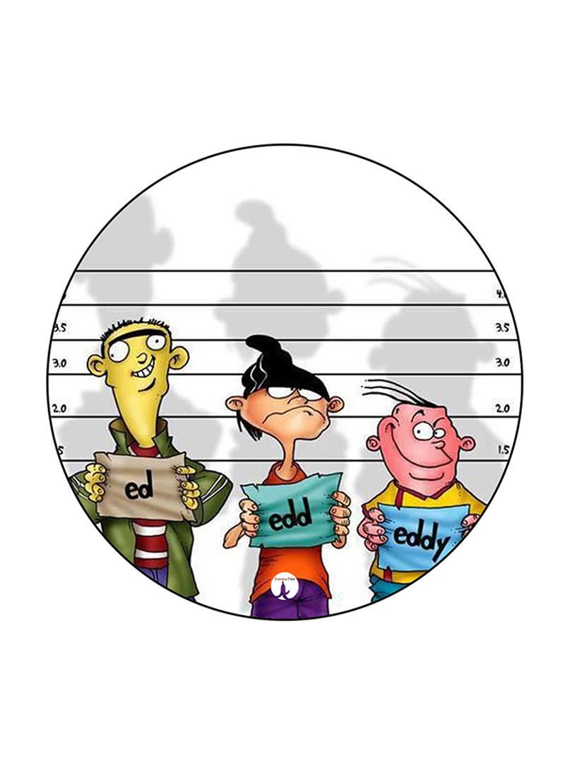 RKN Ed, Edd N Eddy Printed Mouse Pad Round  Multicolour