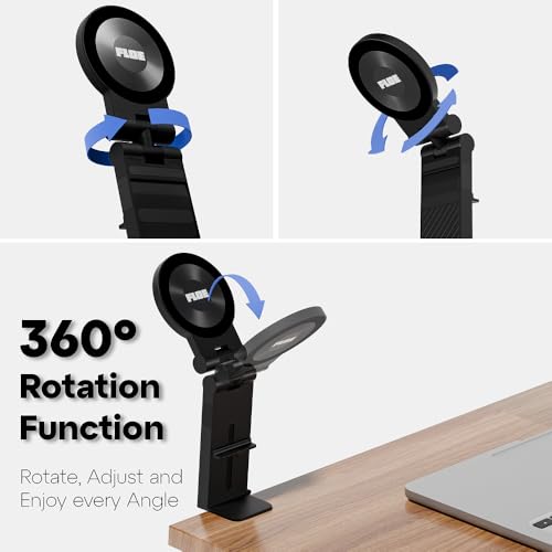 FLOE | Foldable Magnetic Stand | 360° Adjustable Viewing, Universal Compatibility, Clamp-Based Secure Grip | for Remote Professionals, Creators, Travelers and Kitchen Use | Pocket-Sized When Folded - Image 4