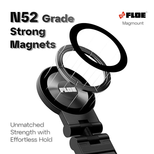 FLOE | Foldable Magnetic Stand | 360° Adjustable Viewing, Universal Compatibility, Clamp-Based Secure Grip | for Remote Professionals, Creators, Travelers and Kitchen Use | Pocket-Sized When Folded - Image 2