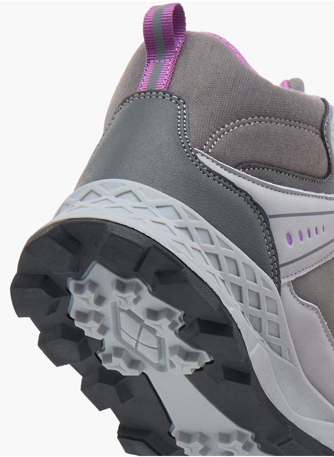 Kappa Boys Panelled Sports Shoes with Hook and Loop Closure  - Image 5