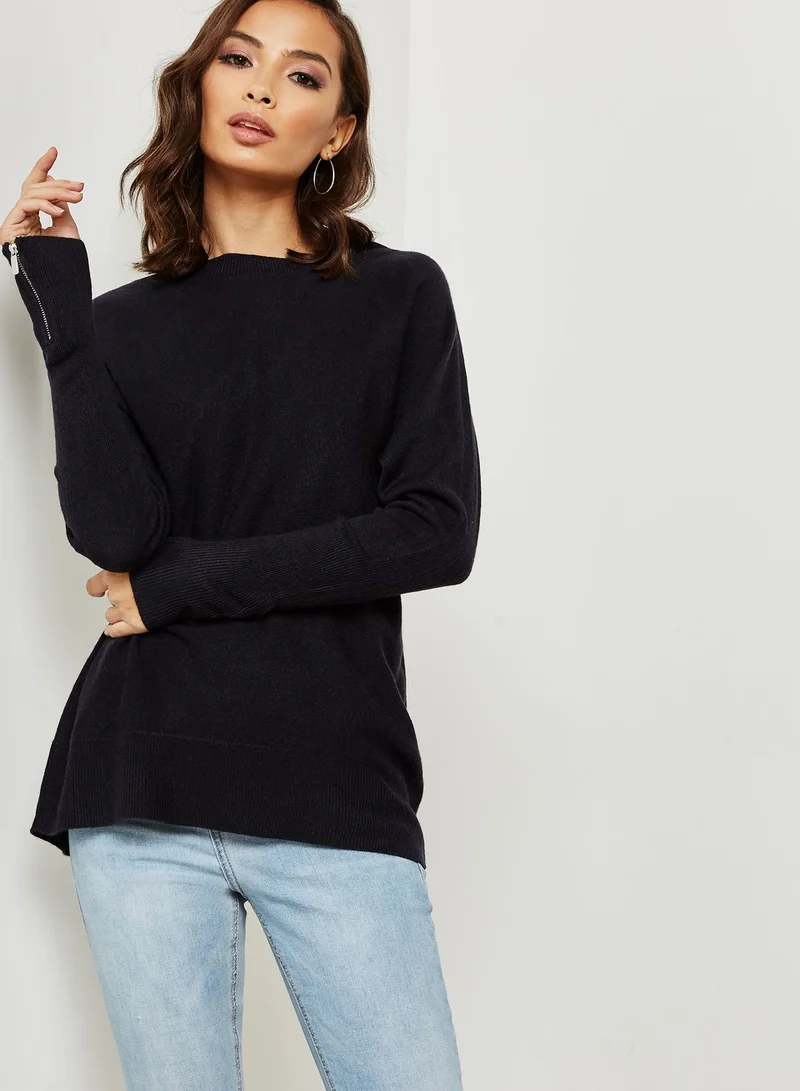 DOROTHY PERKINS Zip Cuff Sweater
