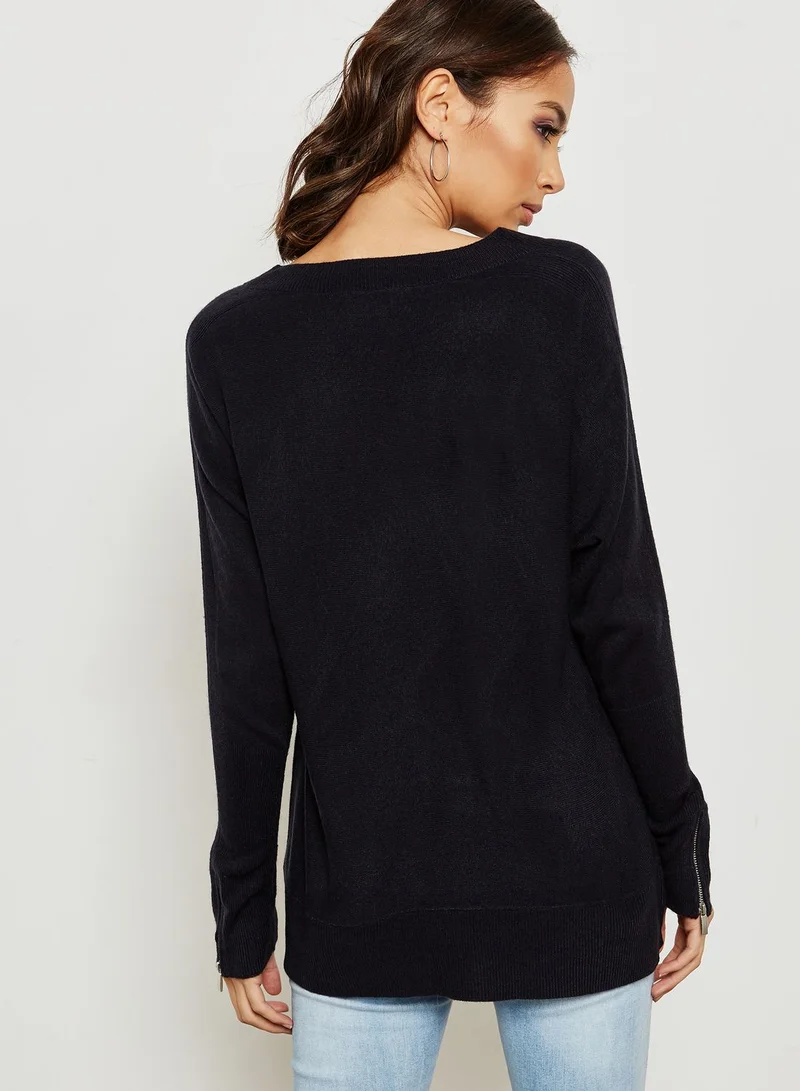 DOROTHY PERKINS Zip Cuff Sweater