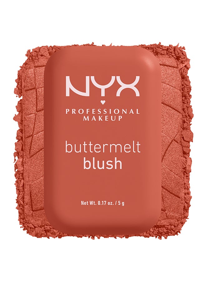 NYX PROFESSIONAL MAKEUP أحمر خدود زبدة الزبد، أحمر خدود بودرة، يدوم حتى 12 ساعة، مقاوم للتلاشي والانتقال، يعطي إحساسًا بالزبدة - Image 4