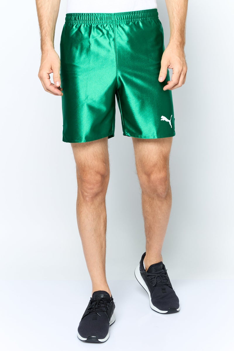 PUMA Men Sportswear Fit Drawstring Running Shorts, Green - Image 1