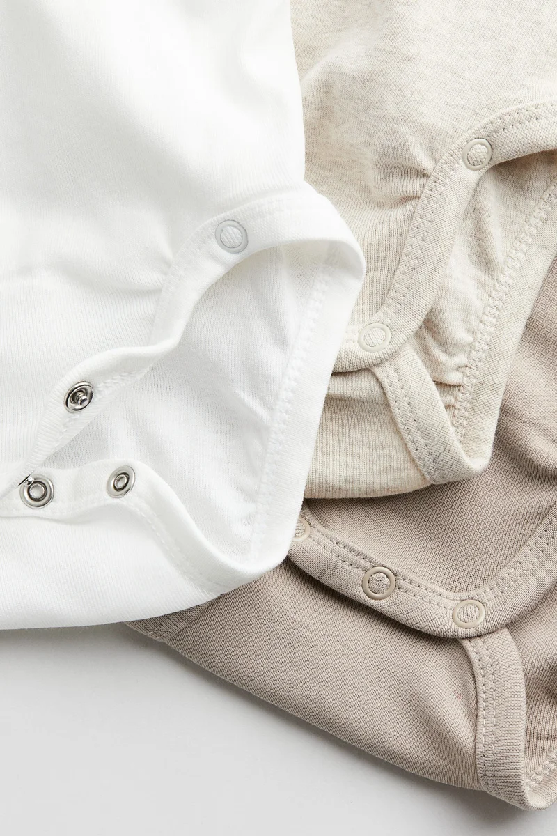 H&M 5-pack cotton bodysuits