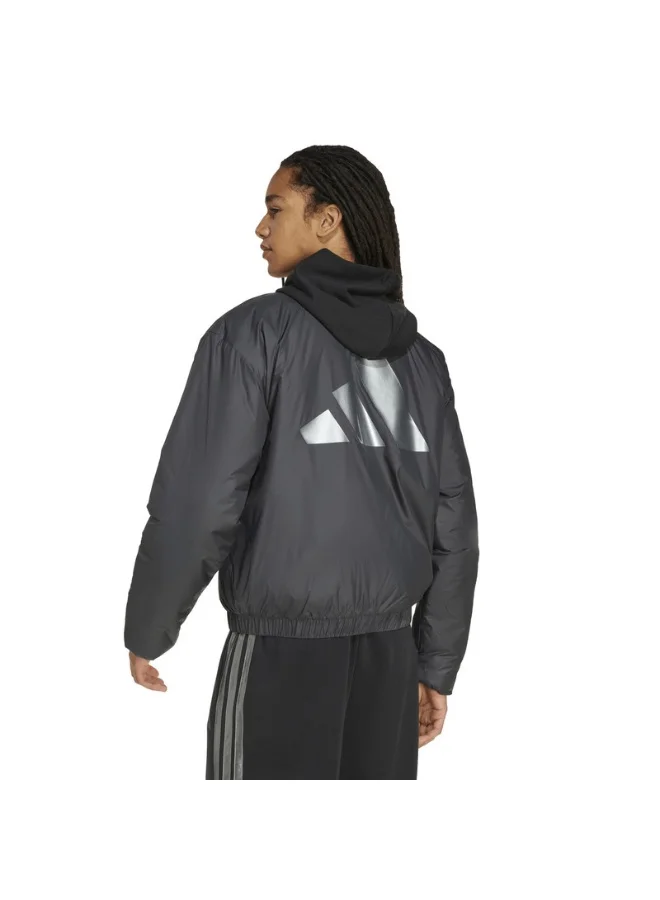 Adidas BLACK Adidas Ess Holiday B Black Jacket (Filled Thin) Jackets For Men for Men | Best Price UAE