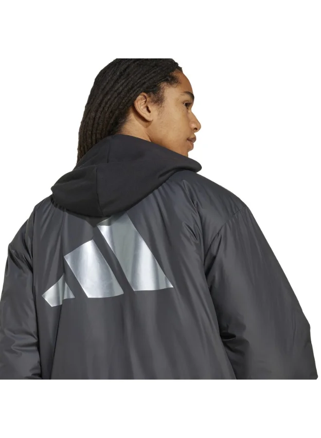 Adidas BLACK Adidas Ess Holiday B Black Jacket (Filled Thin) Jackets For Men for Men | Best Price UAE