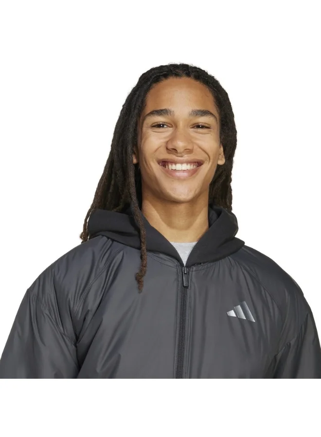 Adidas BLACK Adidas Ess Holiday B Black Jacket (Filled Thin) Jackets For Men for Men | Best Price UAE